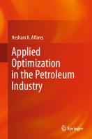 Applied Optimization in the Petroleum Industry
 3031241657, 9783031241659