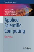 Applied Scientific Computing: With Python
 3319895745, 9783319895741