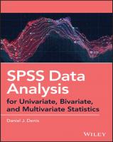 Applied Univariate, Bivariate, and Multivariate Statistics Using SPSS
 111946580X, 9781119465805