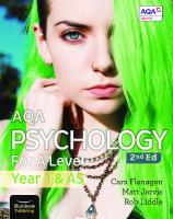 AQA Psychology A Level Year 1 & AS [2 ed.]
 1912820420, 9781912820429