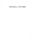 Arnold J. Toynbee: a life
 9780195063356, 9780195058635