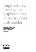 Arquitecturas Paradigmas Y Aplicaciones De Los Sistemas Distribuidos
