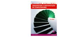 Arquitetura e organização de computadores [8ª ed.]
 9788576055648