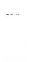 Art and Artist [Reprint 2020 ed.]
 9780520347618