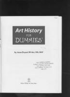 Art history for dummies