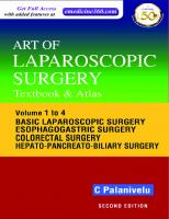 Art Of Laparoscopic Surgery: Textbook & Atlas (4 Volumes) [2 ed.]
 9352708458, 9789352708451