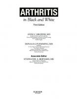 Arthritis in Black and White [3 Revised edition]
 1416055959, 9781416055952