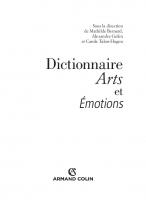 Arts et Émotions Dictionnaire
 9782200294823, 2200294824, 9782200613365, 2200613369