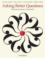 Asking Better Questions : Teaching and Learning for a Changing World [3 ed.]
 9781551389356, 9781551383354