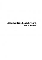 Aspectos Ergódicos da Teoria dos Números [1 ed.]
 9788524402500