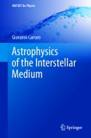 Astrophysics of the Interstellar Medium [1 ed.]
 9783030752927, 9783030752934