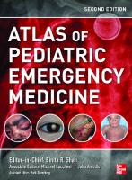 Atlas of Pediatric Emergency Medicine. [2 ed.]
 9780071738743, 0071738746