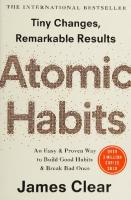 Atomic Habits: An Easy & Proven Way to Build Good Habits & Break Bad Ones [1 ed.]
 0735211299, 9780735211292
