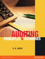 Auditing: Principles and techniques
 9788177581782, 9788131798676, 8177581783