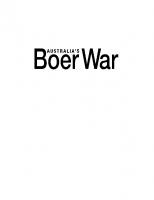 Australia's Boer War: the war in South Africa, 1899-1902
 9780195516371
