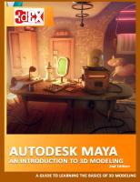 Autodesk Maya - An Introduction to 3D Modeling
 1983263427, 9781983263422
