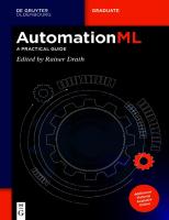 AutomationML: A Practical Guide (de Gruyter Textbook)
 3110746220, 9783110746228