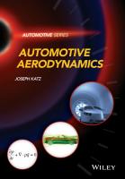 Automotive aerodynamics
 2016002817, 9781119185727, 9781119185734