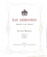 Bad Liebenstein (Herzogthum [Herzogtum] Sachsen Meiningen)