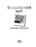 Basements: How to : Real People-Real Projects
 1890257036