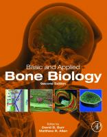 Basic and Applied Bone Biology [2 ed.]
 0128132590, 9780128132593