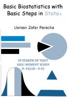 Basic Biostatistics with Basic Steps in Stata®