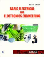 Basic electrical and electronics engineering [2nd ed.]
 9789381159255
