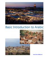 Basic Introduction to Arabic