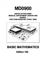 Basic Mathematics MD0900 [100 ed.]