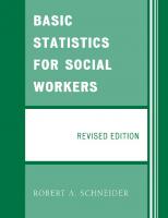 Basic Statistics for Social Workers
 9780761849339, 9780761849322