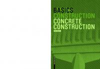 Basics Concrete Construction
 9783035612783, 9783035603620