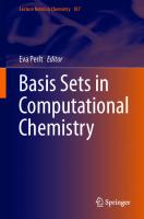 Basis Sets in Computational Chemistry [1 ed.]
 3030672611, 9783030672614