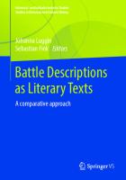 Battle Descriptions as Literary Texts: A Comparative Approach
 3658278587, 9783658278588