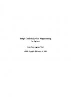 Beej's Guide to Python Programming: For Beginners