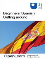 Beginners’ Spanish: Getting around
 9781473001527, 9781473000575