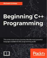 Beginning C++ Programming
 9781787124943