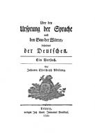 Über den Ursprung der Sprache und den Bau der Wörter, besonders der Deutschen: Ein Versuch [Reprint 2022 ed.]
 9783112688861