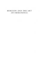 Bergson and the Art of Immanence: Painting, Photography, Film
 9780748670239