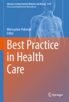 Best Practice in Health Care
 3030777413, 9783030777418