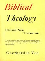 Biblical Theology: Old and New Testaments
 0851514588, 9780851514581