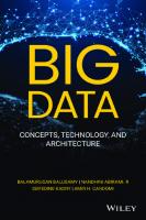 Big Data Concepts Technology and Architecture
 9781119701828