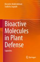 Bioactive Molecules in Plant Defense: Saponins
 9783030611484, 9783030611491