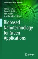 Biobased Nanotechnology for Green Applications
 3030619842, 9783030619848