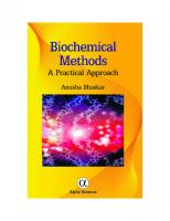 Biochemical Methods: : A Practical Approach [1 ed.]
 9781783320332, 9781842658765