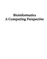 Bioinformatics : a computing perspective [1 ed.]
 9780073133645, 0073133647