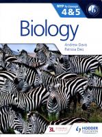 Biology for the IB MYP 4 and 5
 1471841707, 9781471841705