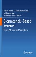 Biomaterials-Based Sensors: Recent Advances and Applications
 9811985006, 9789811985003