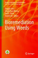 Bioremediation using weeds (Energy, Environment, and Sustainability) [1st ed. 2021]
 981336551X, 9789813365513