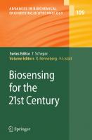 Biosensing for the 21st Century
 3540752005, 9783540752004