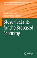 Biosurfactants for the Biobased Economy (Advances in Biochemical Engineering/Biotechnology, 181) [1st ed. 2022]
 3031073363, 9783031073366